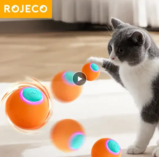 Smart Interactive Cat Bouncing Ball